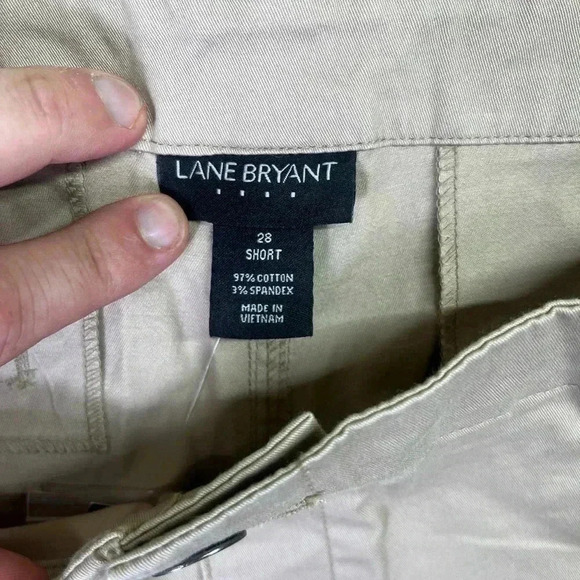 Lane Bryant NWT Khaki Trouser Womens 28 Plus size Work casual Career 0786 - Picture 4 of 10